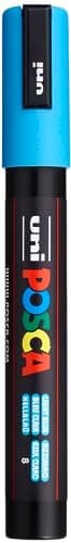 Image of Uni-Ball Posca Medium Bullet Tip Marker - Light Blue