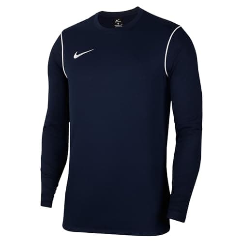 Image of NIKE Boy's Y Nk Dry Park20 Crew Top Sweatshirt, Obsidian/White/White, XL