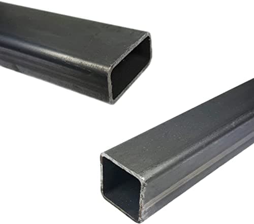 Image of Mild Steel Box Section Square/Rectangular Hollow Section Pipes | 25mm 40mm 50mm x 2.5mm Wall Thickness (25 x 25mm, 100cm)