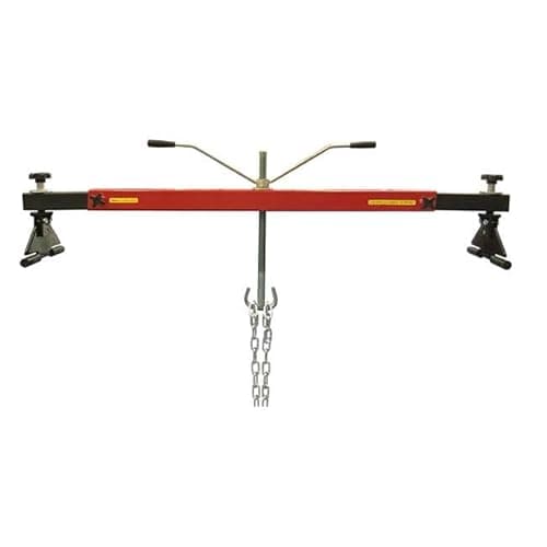 Image of GEAR4GARAGE 300kg Engine Support Beam – Heavy Duty Adjustable Lifting Bar with Chains for Professional Workshop Use