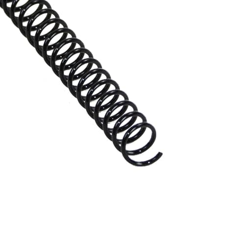 Image of RAYSON Spiral Binding Coils, 90 Sheets, 3:1 Pitch, 14.3 mm, Black, A4, Pack of 100