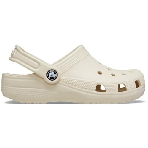 Image of Crocs Unisex Kids Classic Clog K Clogs, Bone, 2 UK