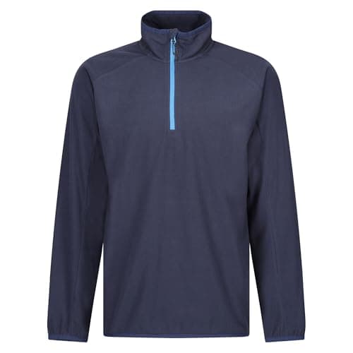 Image of Regatta Professional Mens Navigate Half Zip Fleece, Navy, XL EU