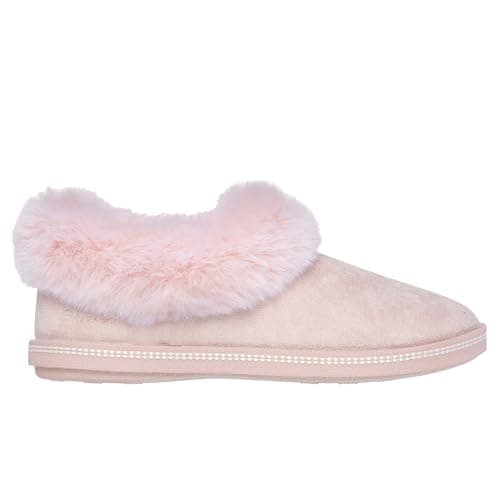 Image of Skechers Women's Cozy Campfire Slippers Memory Foam 169012 (Pink, UK Footwear Size System, Adult, Women, Numeric, Medium, 3)