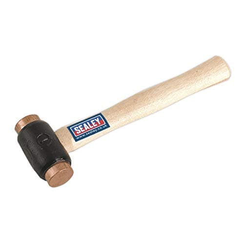 Image of Sealey Cfh02 Copper Faced Hammer 1.75Lb Hickory Shaft