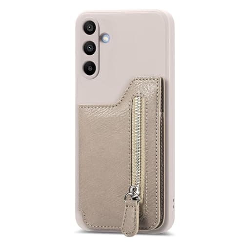 Image of BEENTRYS Flip Wallet Case for Huawei nova 3i / P smart Plus Cover,PU Leather Card Slots Holder Kickstand Stand Zipper Pocket Magnetic Car Mount Durable Shockproof Protective Phone Case-Brown