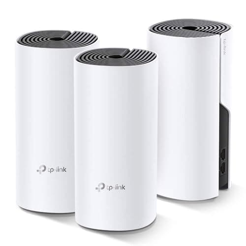 Image of TP-Link Deco M5 AC1300 Whole Home Mesh Wi-Fi System covers 5500 square feet and 100 Devices