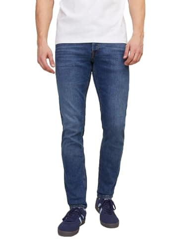 Image of Jack & Jones Men's Jjiliam Jjoriginal Agi 004 Noos Skinny Jeans, Blue (Blau ), 29W 30L UK