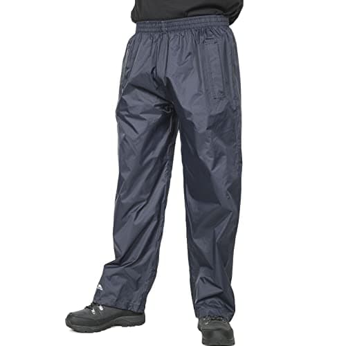 Image of Trespass Adults Qikpac Packaway Waterproof Trousers - Dark Navy - XXL