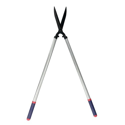 Image of Spear & Jackson Razorsharp Long Handle Lawn Shears - Lightweight Carbon Steel Grass Trimmers - for Precise Manual Garden Cutting