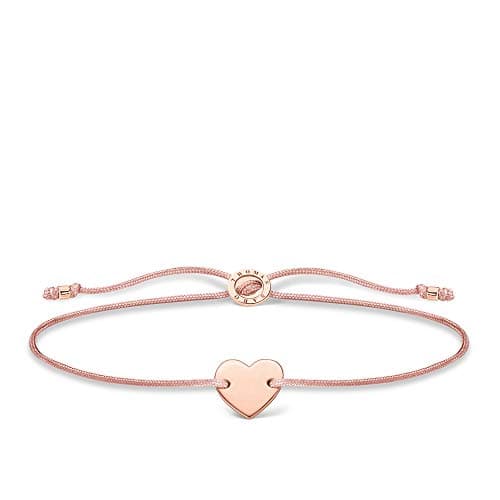 Image of Thomas Sabo bracelet heart rose gold plated silver A1996-597-19-L20V