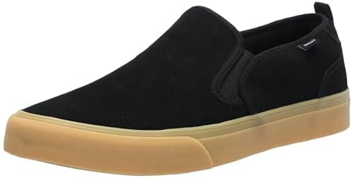 Image of Oakley Men's Banks Slip-On Sneaker, Blackout, 11.5 UK