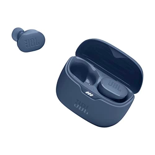 Image of JBL Tune Buds Wireless Bluetooth Earphones, Water-Resistant and Noise-Cancelling Headphones with 48-Hour Battery Life, Blue