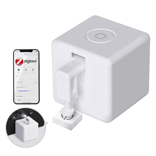 Image of MOES ZigBee Fingerbot Plus, Switch Button Pusher, Upgrade with Touch Control, Compatible with Smart Life App, Alexa, Google Home, Timer Control, IFTTT - Requires MOES ZigBee Hub