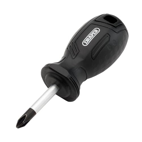 Image of Draper Phillips Hard Grip Screwdriver, PH2 x 38mm - 13490 - Magnetic Tip, CRV Blade