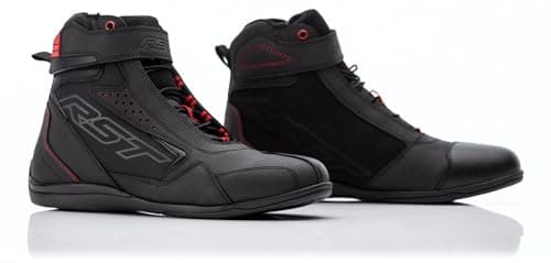 Image of RST Frontier CE Ladies Red Motorcycle Boot UK 6
