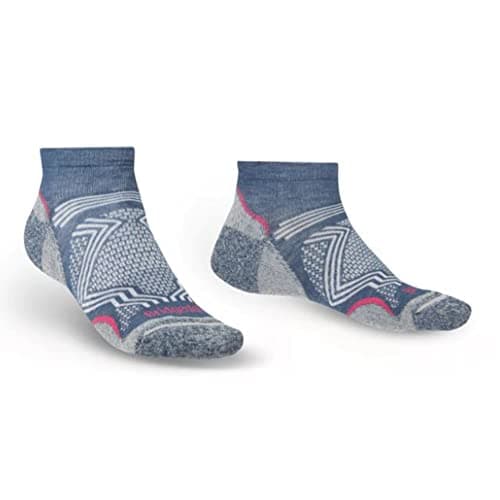 Image of Bridgedale HIKE Ultralight T2 Coolmax Performance Low-Women's- Medium-Dark Denim