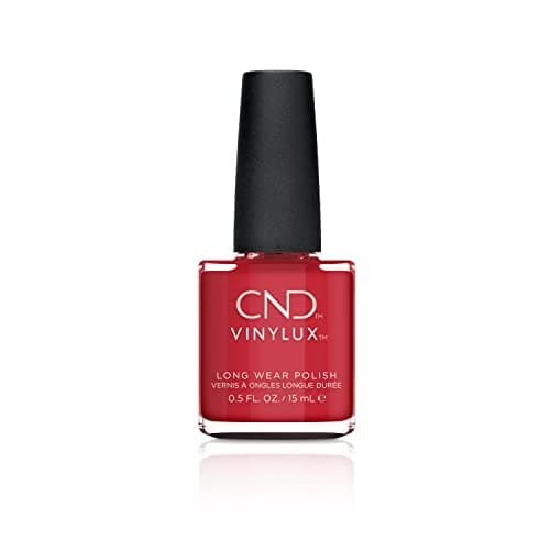 Image of CND Vinylux Long Wear Nail Polish (No Lamp Required), 15 ml, Red, Rouge Red