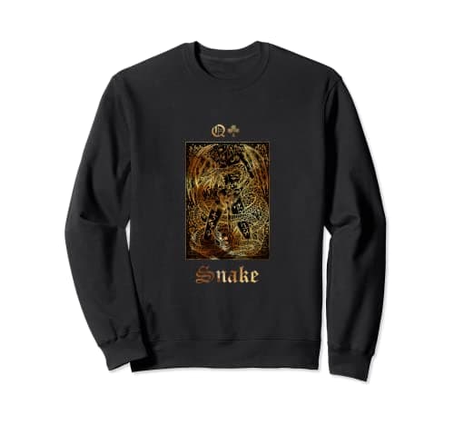 Image of Aesthetic Anime Snake Tarot Card For Men And Manga Lover Sweatshirt