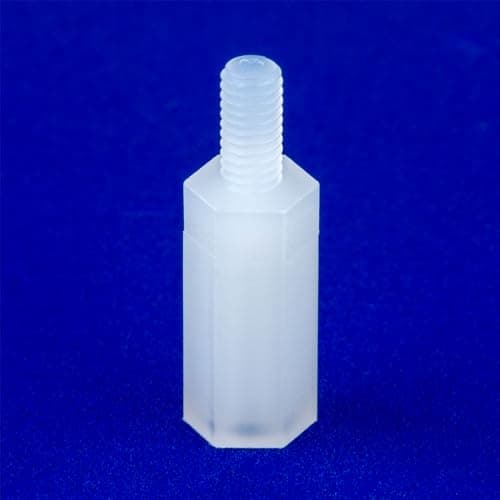 Image of R-TECH 524351 Nylon Hexagonal M3 M-F Spacers 12.7mm - Pack Of 100