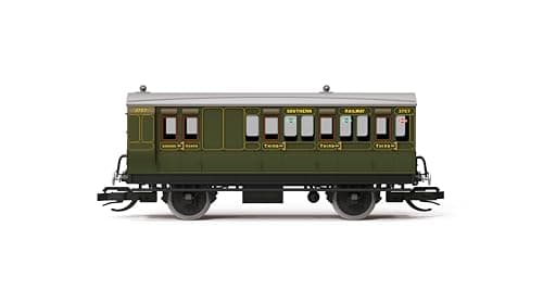Image of Hornby - TT TT4053 SR 4 Wheel Coach 3rd Class Brake, Green