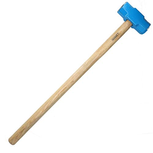 Image of 10Lb (4.5kg) Sledge Lump Hammer with Smooth Hickory Wood Shaft Handle