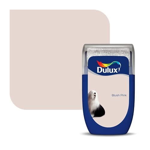 Image of Dulux Walls & Ceilings Tester Paint, Blush Pink, 30 ml