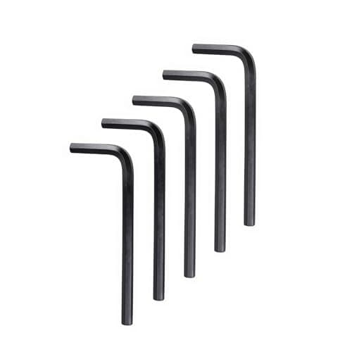 Image of Kesiku 5PC Metric Allen Key Set, 1.5mm Small Alan Hex Key L-Shape Hexagon Wrenches Chrome Vanadium Steel Repairing Tool for Home Maintenance DIY