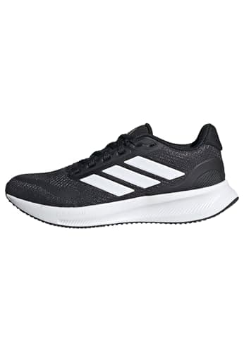 Image of adidas Unisex Kids RUNFALCON 5 Shoes Junior, Core Black/Cloud White/Core Black, 5.5 UK