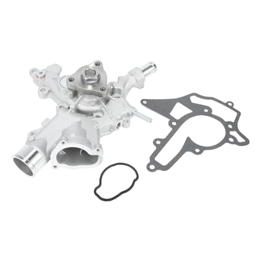 Image of Partuto Water Pump No.24469102/1334166/95507589 - Car Inner Engine Water Pump - for Vauxhall Corsa 2000-2014 Metal Silver Tone with Gasket - 1set