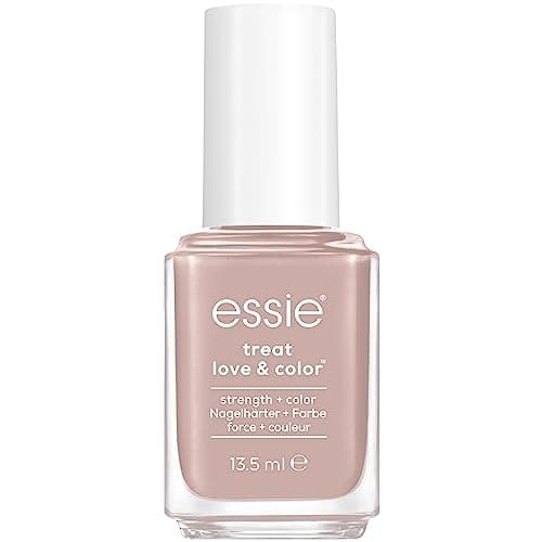Image of Essie Treat Love and Color Advanced 1-Step Strength and Color Nail Polish, Clinically Proven for Stronger Nails in Just One Week with Less Peeling and Breakage, Trivial Taupe Pink, 13.5ml