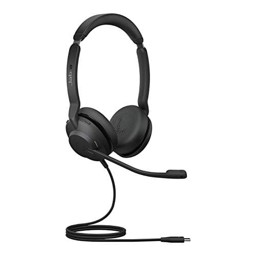 Image of Jabra Evolve2 30 Headset - Stereo headphones with noise cancelling - UC Certified - with 2-microphone call technology - USB-C cable - Black