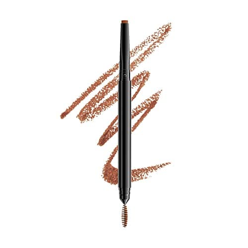 Image of NYX Professional Makeup Precision Brow Pencil, Dual Ended with Flat Tip Pencil and Spoolie Brush, Vegan Formula, Long-Lasting & Natural Finish, Shade: Auburn