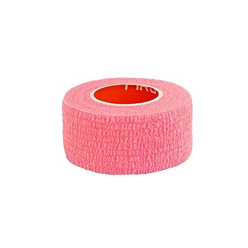 Image of First Aid 4 Sport Latex Free Cohesive Bandage - 2.5cm x 4.5m Pink - 1 Roll