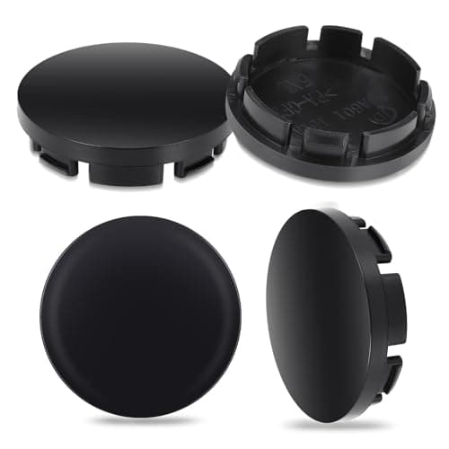 Image of 4 Pcs Wheel Centre Caps, Universal Wheel Hub Centre Caps, 56mm OD, 51mm ID Stable Car Wheel Center Hub Cap Compatible with VW and Audi Alloy Wheel