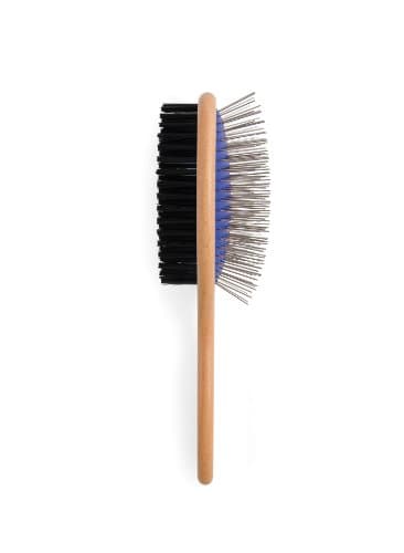 Image of Ancol Heritage Wood Handle Double Sided Brush Small