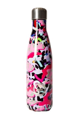 Image of Hype GIRLS MULTICOLOURED PATTERNS THERMAL WATER BOTTLE