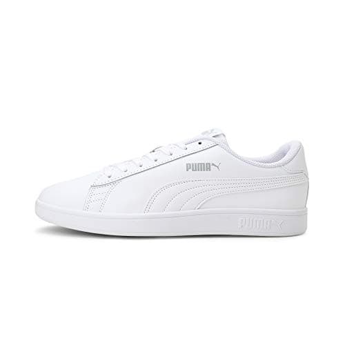 Image of Puma Smash V2 L, Unisex Adults’ Low-Top Sneakers, White (Puma White-Puma 07), 8 UK (42 EU)