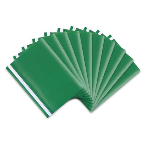 Image of Hamelin A4 Green Polypropylene Project Folders, Pack of 25 - Durable, Lightweight, and Vibrant