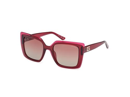 Image of Guess GU7908 69T shiny bordeaux 52/20/140 WOMAN Sunglasses