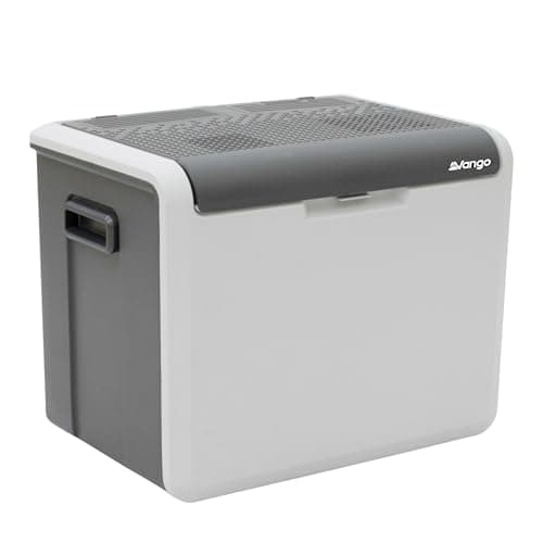 Image of Vango E-Pinnacle Electric Cool Box 12V In-Car Socket & 230V Mains Power – Ideal for Camping, Travel, Picnics, Festivals & Caravans (40L (Wheeled))