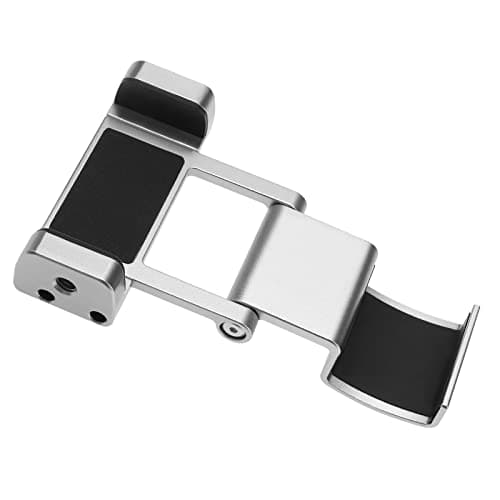 Image of ECSiNG Mobile Phone Holder with 1/4 Inch Thread Compatible with DJI Pocket 2 / Osmo Pocket for 58~82mm Width Mobile Phone Portable Foldable Smart Phone Stand Bracket