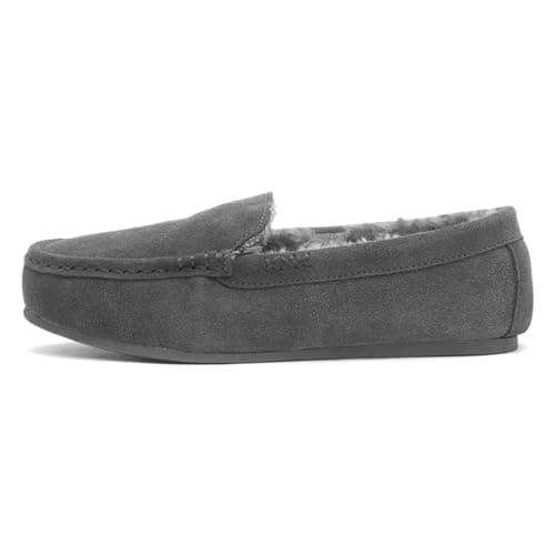 Image of Hush Puppies Annie Womens Grey Suede Moccasin - Size 3 UK - Grey