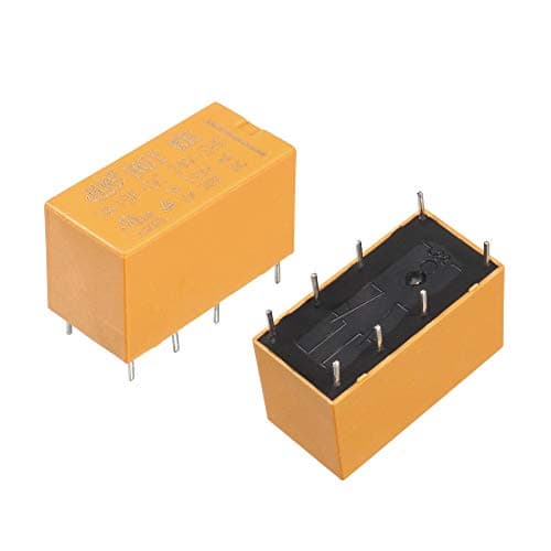 Image of Sourcingmap 10 Pcs DC 24V Coil 1A/125VAC 2A/30VDC 8 Pins PCB Power Relay HK19F