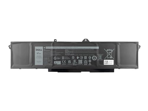 Image of Genuine Original Dell 9JRV0 Alienware m18 R1 R2 Precision 3561 3571 3581 Latitude 5521 5531 6 Cell 97Whr Battery 53XP7