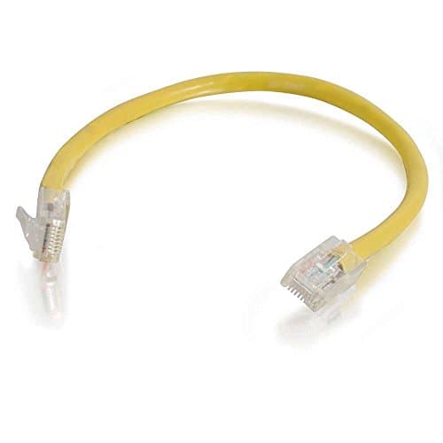 Image of C2G 3M Cat5e Ethernet RJ45 High Speed Network Cable, LAN Lead YELLOW Cat5e PVC UTP Patch Cable