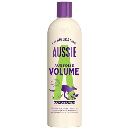 Image of Aussie Aussome Volume Conditioner, Lightweight Vegan Formula, Brings Fullness & Bounce Back to Fine & Flat Hair, with Kakadu Plum Extract, Cruelty Free, 470ml