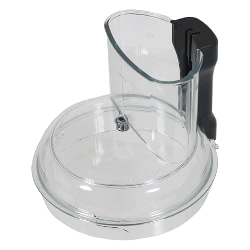 Image of SPARES2GO Replacement Lid Cover Compatible with Magimix CS4200XL CS5200XL Food Processor (Clear with Black Handle)