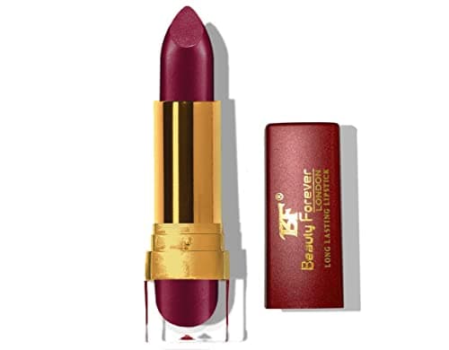 Image of Beauty Forever Long Lasting Cream Lipstick, Glossy & Moisturising Lip Formula, Vitamin C & E Enriched, Hydrating Feature, High Impact Lip Colour, Available In 24 Shades (Pink Rose (LL104))
