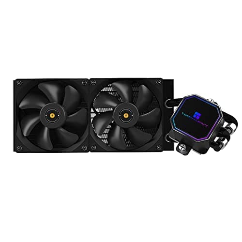 Image of TR-Frozen Prism 240 Black CPU Liquid Cooler,Efficient PWM Controlled Pump 3300RPM,TL-E12 series PWM Fan×2,Water Cooling Computer Parts,For AMD AM4/AM5,Intel 1150/1156/1200/1700/20XX
